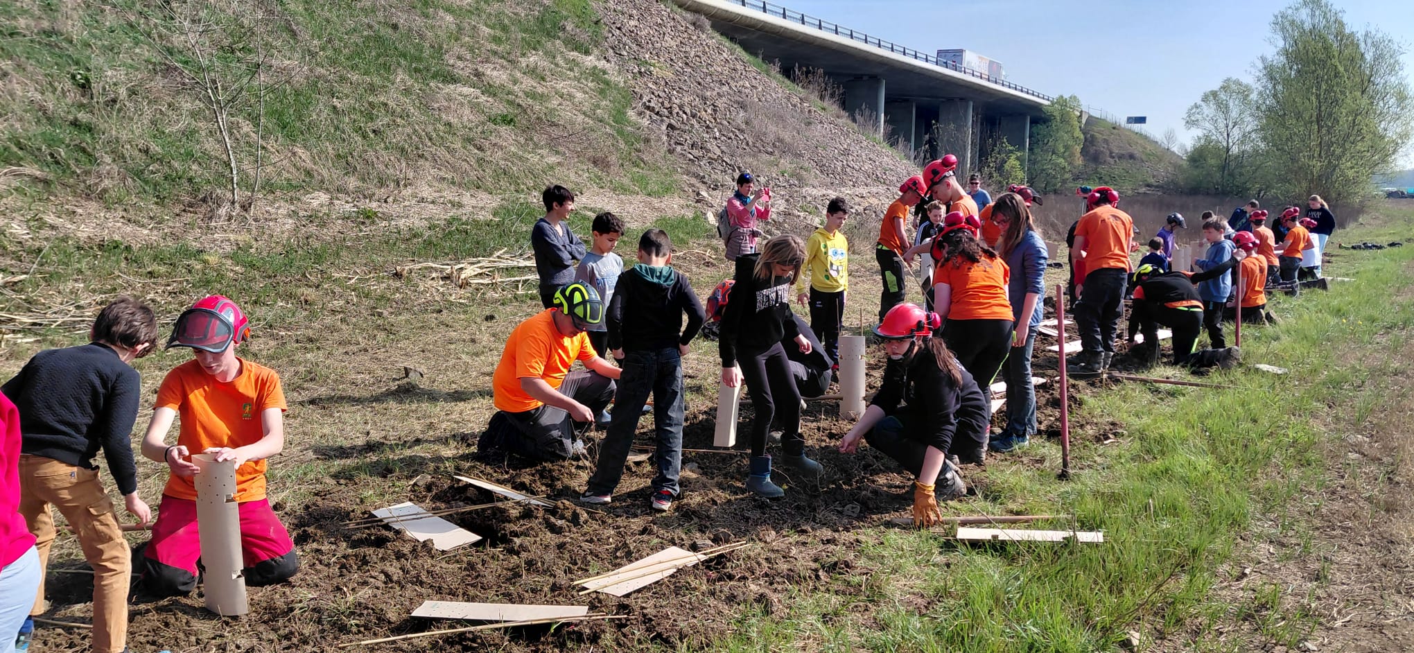 Les élèves GMNF en action à Grièges